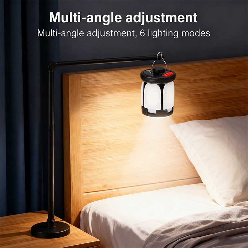 Home Office Lamp - ソーラーキャンプランタン、屋内ホームオフィス用ポータブルLEDライト、フック付き充電式USB非常灯、デスクランプ、庭の装飾