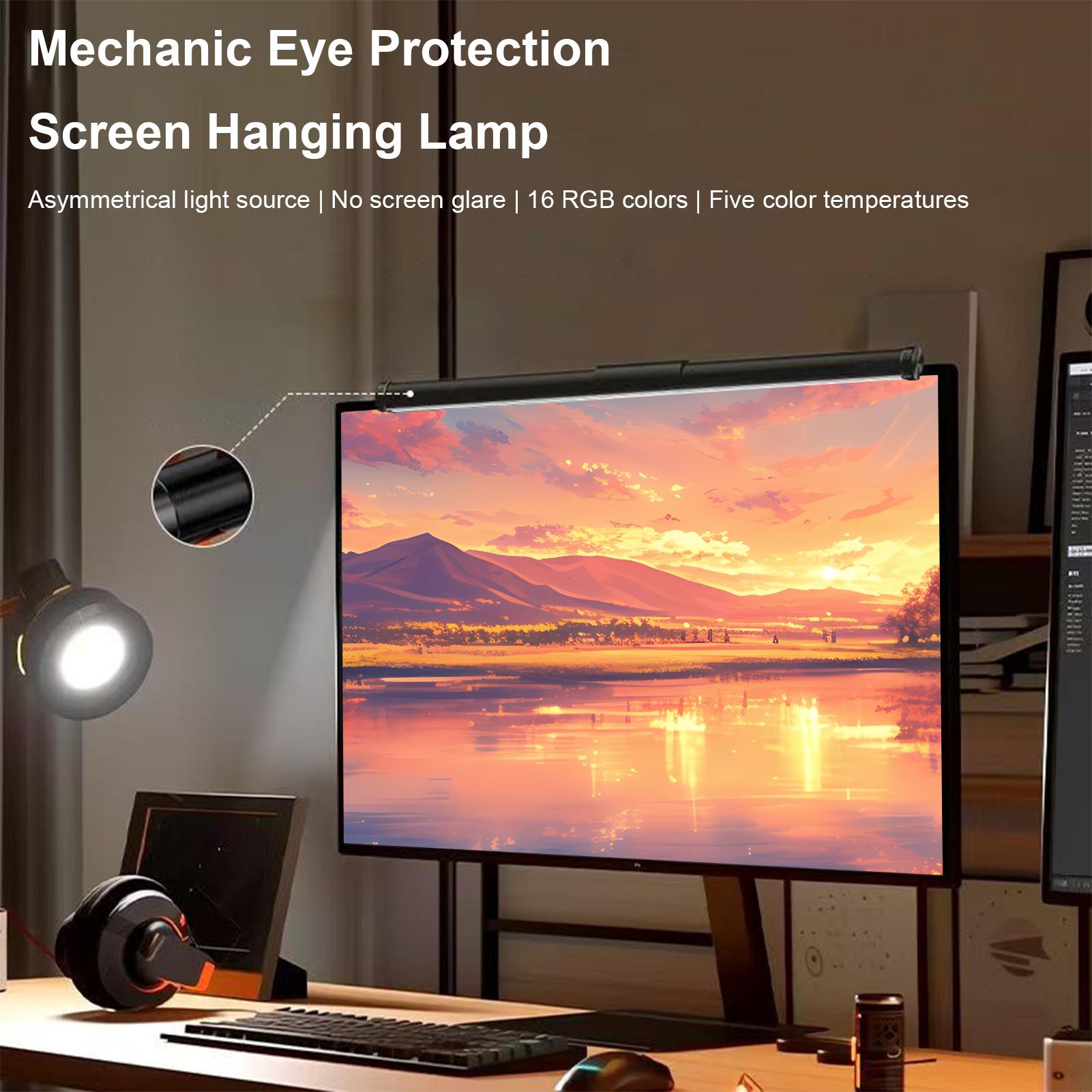 コンピューターモニターランプ 3 色調整可能なランプアンチグ - Home Office Lamp のレビューと価格