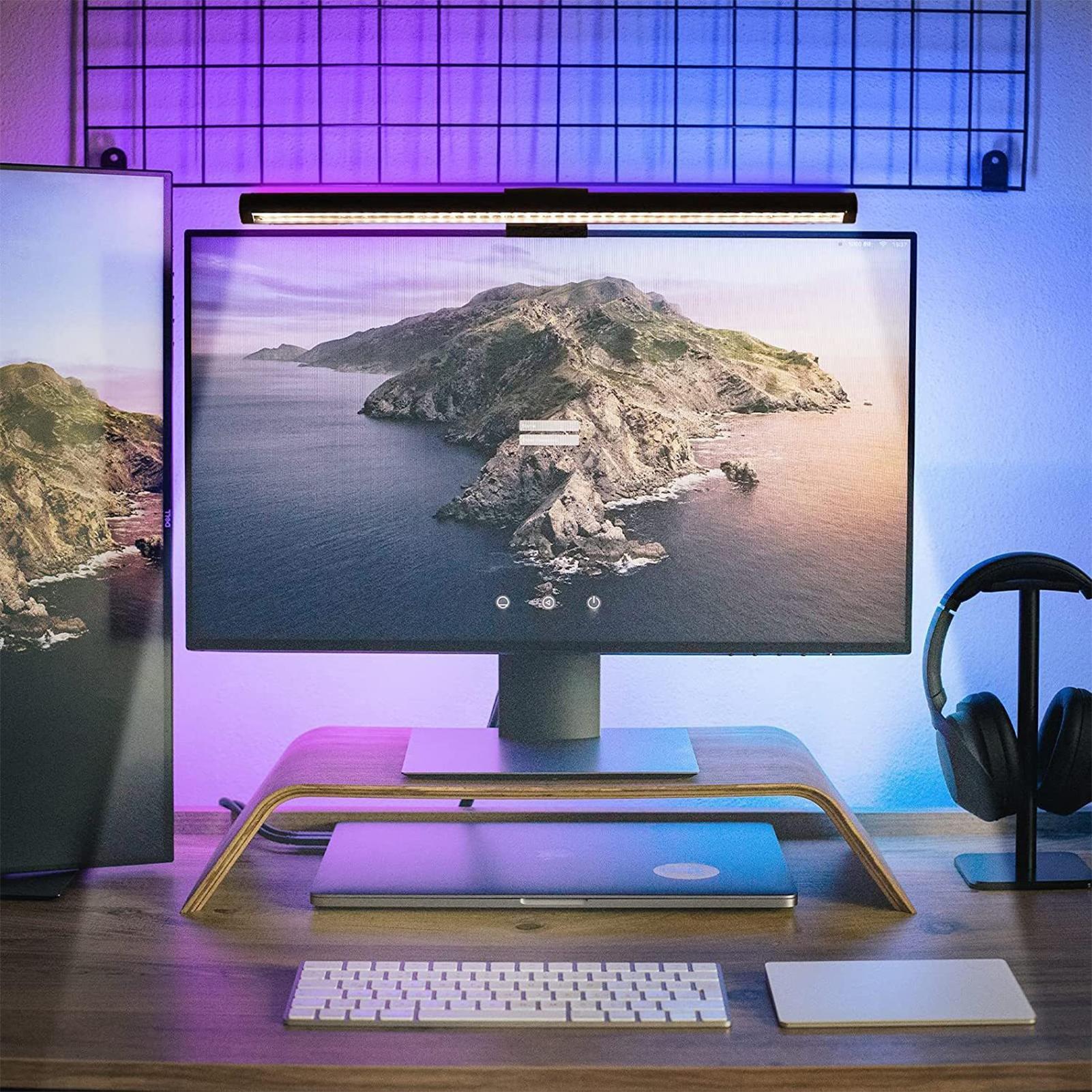 コンピューターモニターランプ 3 色調整可能なランプアンチグ - Home Office Lamp のレビューと価格