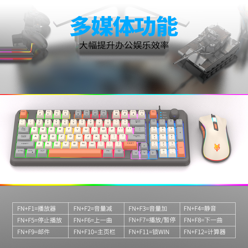 K820 USB 有線ゲーミングキーボードマウスセットラップ - Home Office Uk Number のレビューと価格
