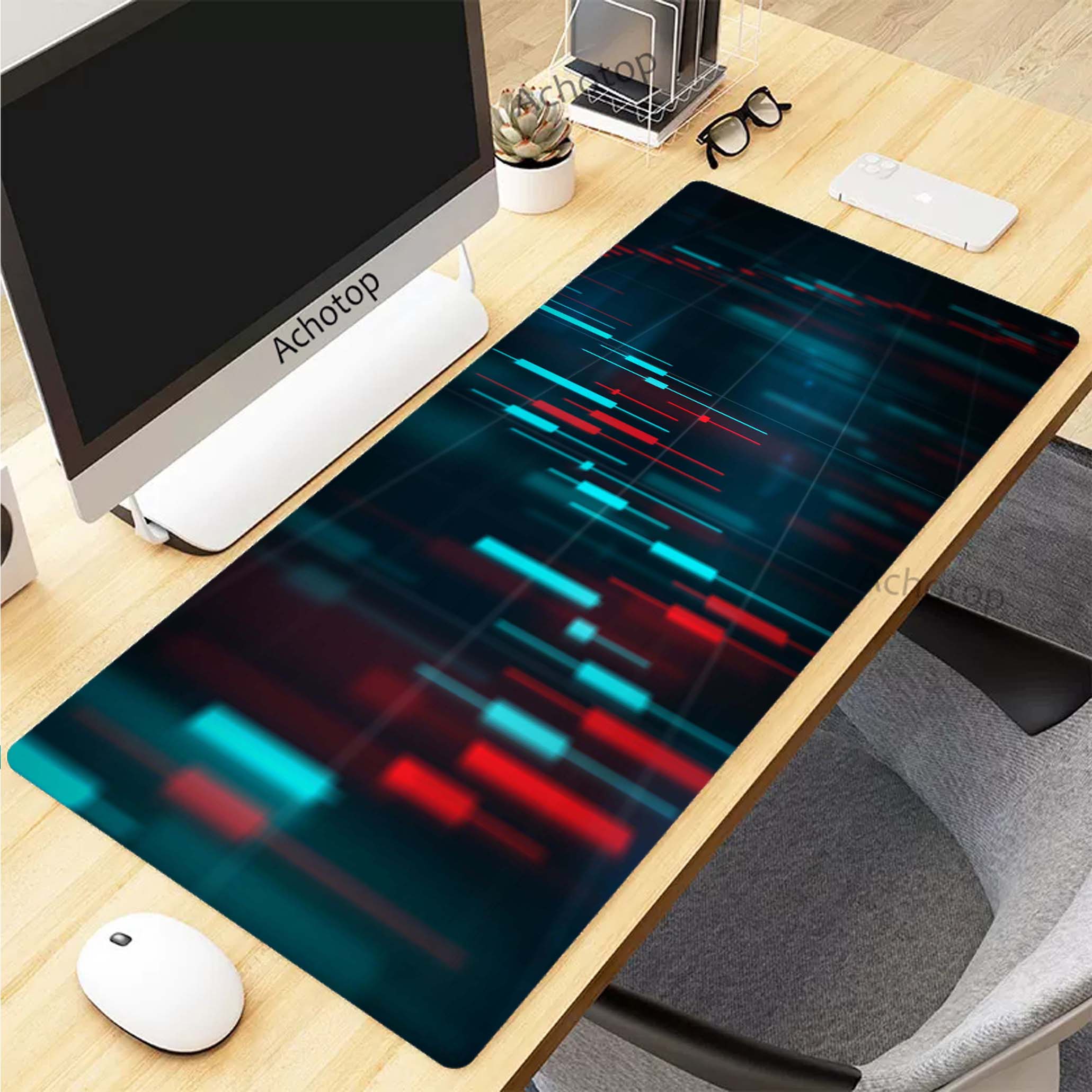 大型滑り止めマウスマット,市場パターン,ホーム,オフィス,ラ - Home Office Marketing のレビューと価格