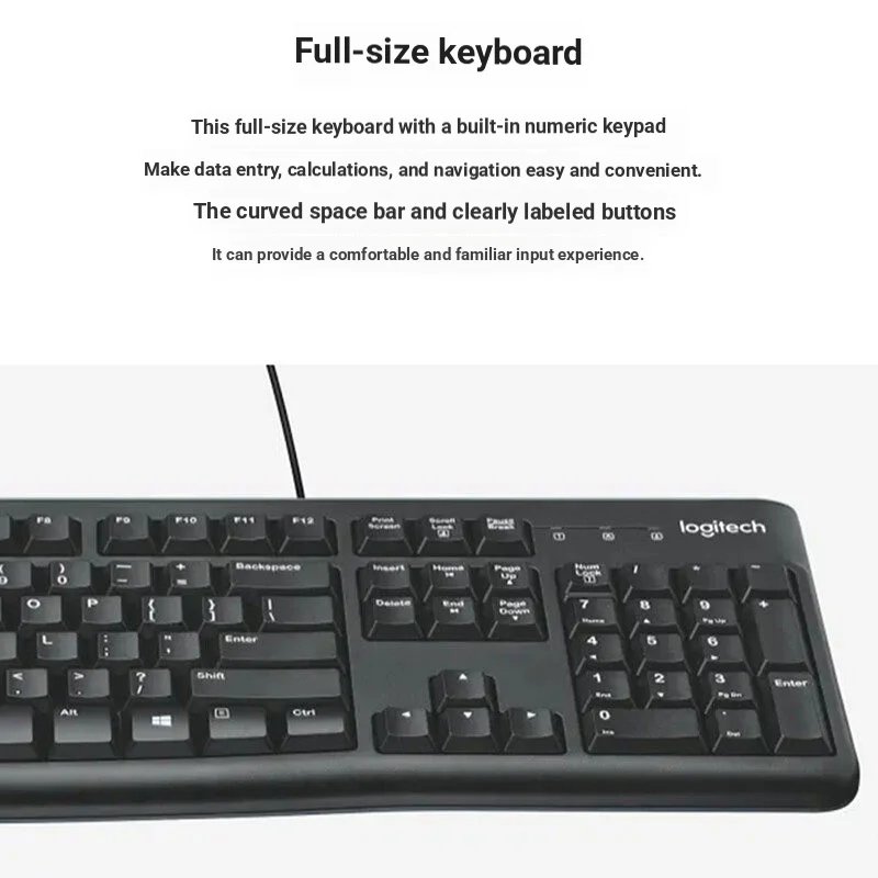 ロジクール MK120 有線キーボードマウスコンボ フルサイ - Home Office Uk Number のレビューと価格