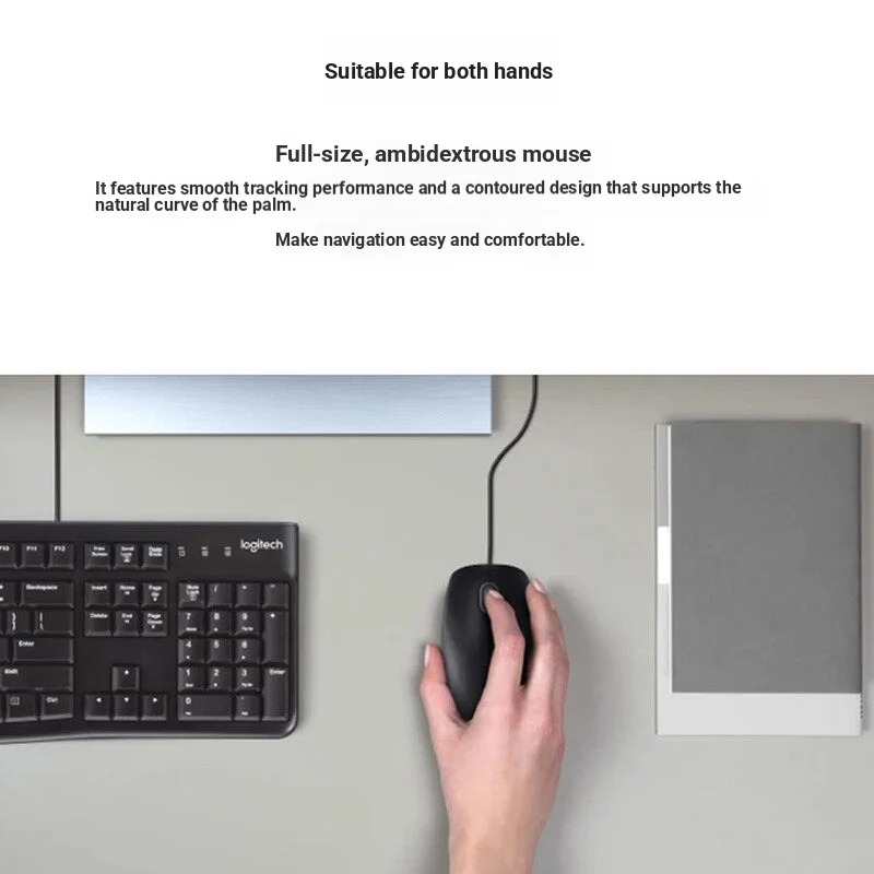 ロジクール MK120 有線キーボードマウスコンボ フルサイ - Home Office Uk Number のレビューと価格