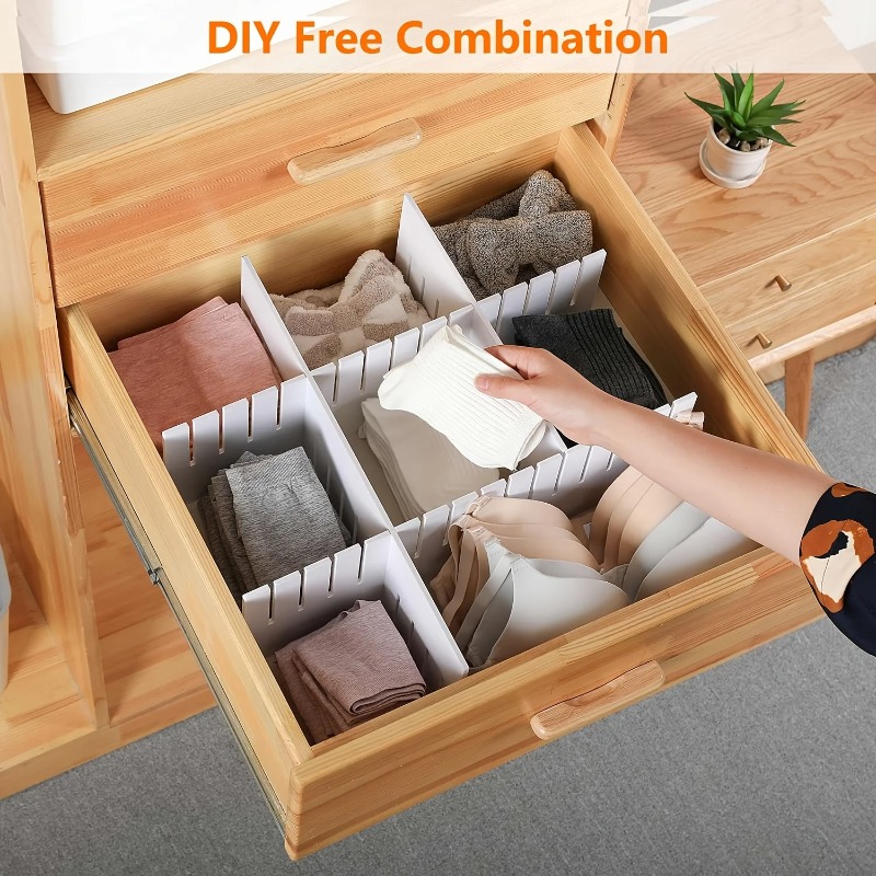 厚いプラスチック製引き出し仕切りグリッド、カット可能、DIY - Home Office Desk With Drawers のレビューと価格