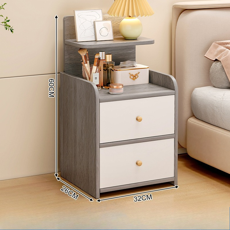 ベッドサイドキャビネットサイドテーブル高級モダンミニマリスト - Desk Drawer Small のレビューと価格