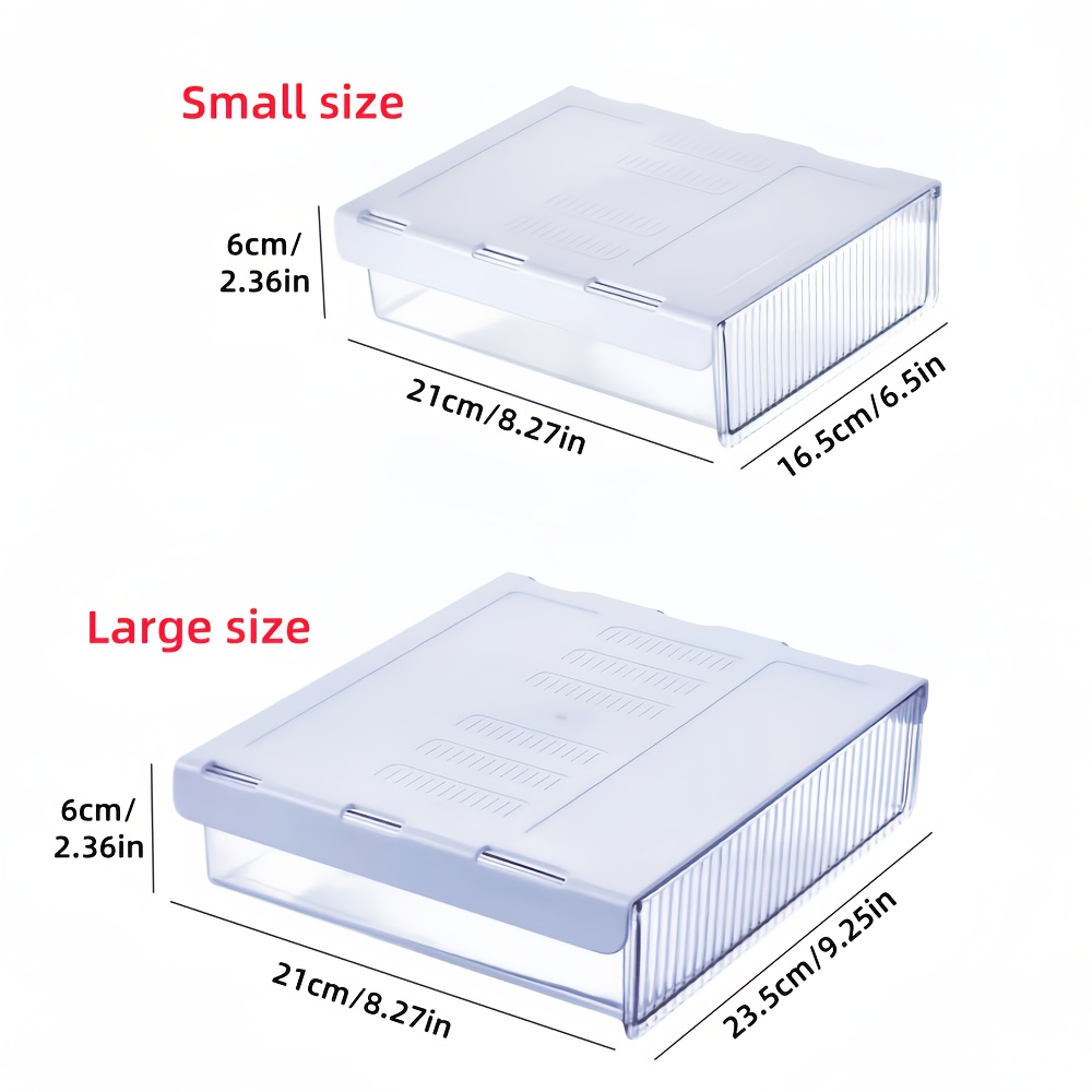 1個入りデスク下クリア引き出しオーガナイザー、化粧品、文房具 - Home Office Desk With Drawers のレビューと価格
