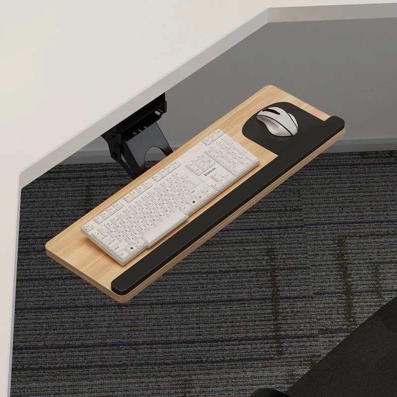 デスク下スライド式キーボードトレイ、マウスパッド付き、人間工 - Home Office Desk With Drawers のレビューと価格