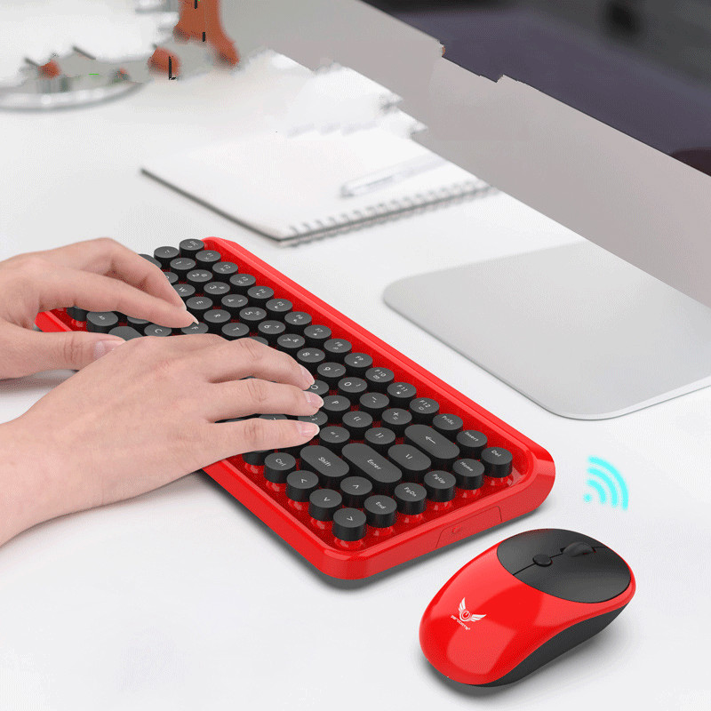 キーボードとマウスのセット,84キー,レトロスタイル,人間工 - Home Office Uk Number のレビューと価格