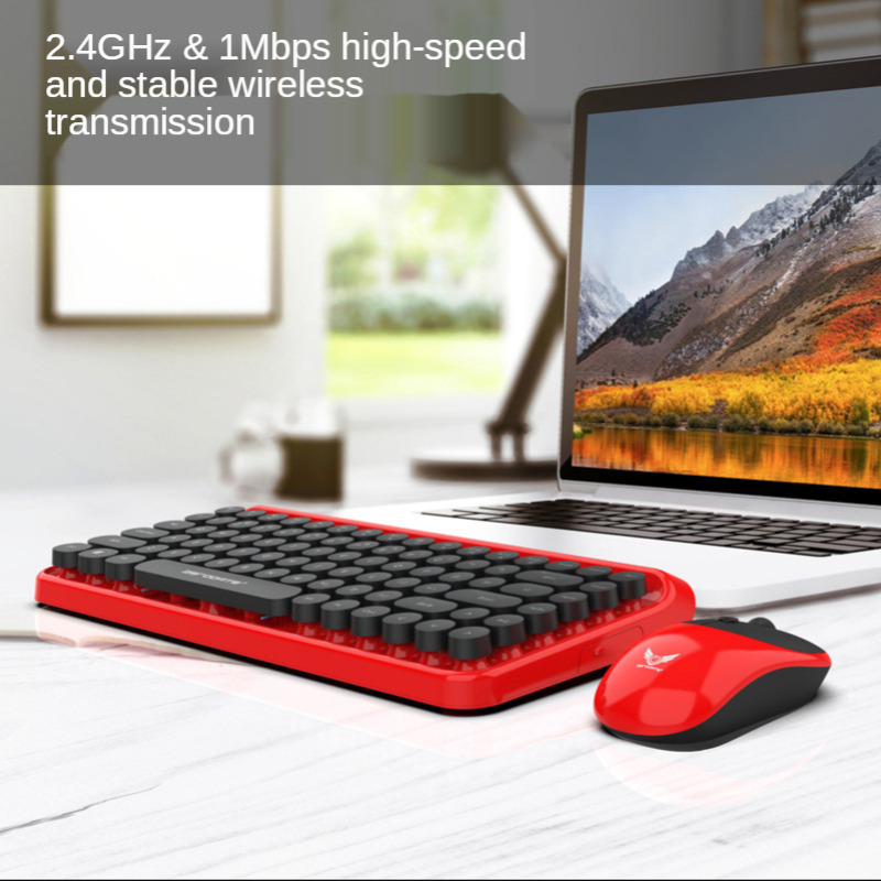 キーボードとマウスのセット,84キー,レトロスタイル,人間工 - Home Office Uk Number のレビューと価格