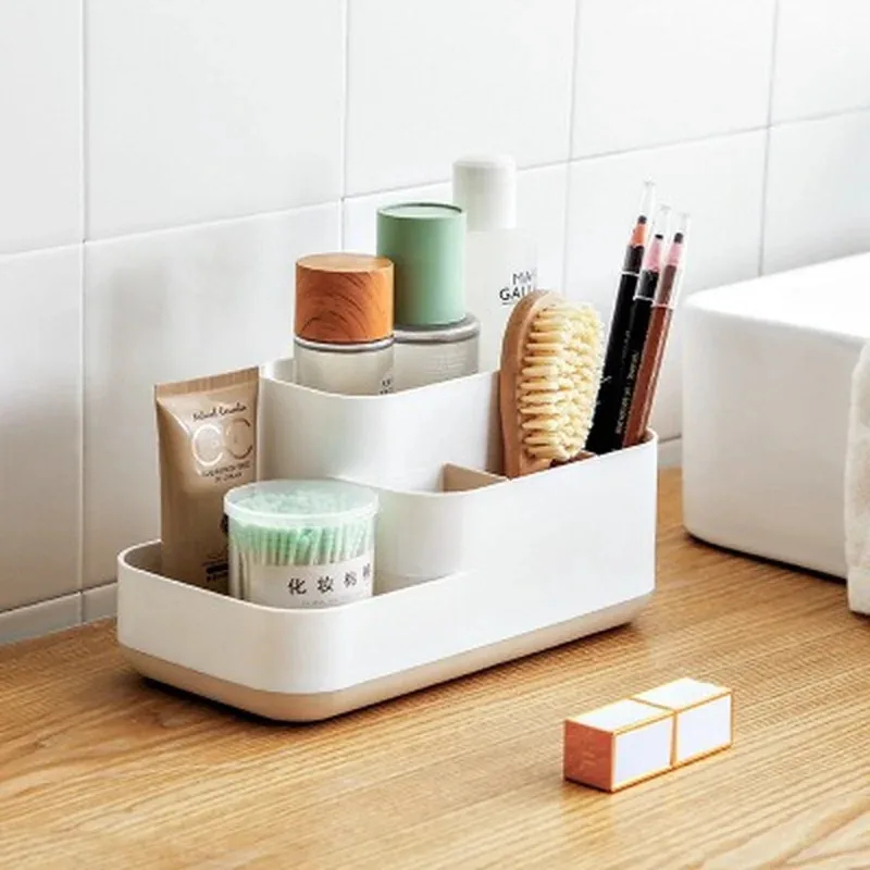 引き出し付きオールインワンメイクアップ収納ボックス – 化粧 - Home Office Desk With Drawers のレビューと価格