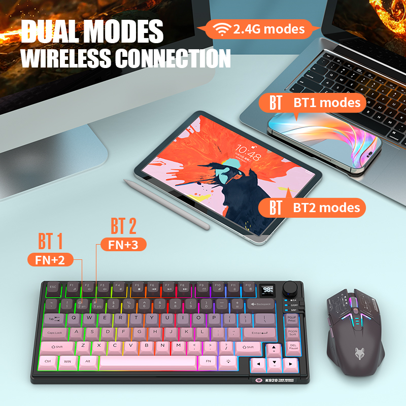 K920 USB 有線ゲームキーボードマウスセットイルミネー - Home Office Uk Number のレビューと価格
