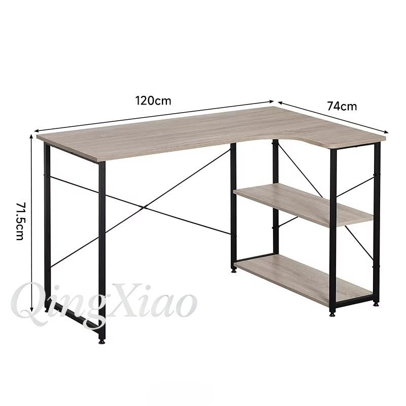L字型コーナーデスク、本棚付き、壁掛けテーブルキャビネット、 - Home Office Desk With Drawers のレビューと価格