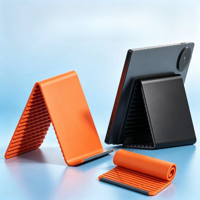1Pc 柔軟なシリコン折りたたみ式変形可能なスタンドユニバー - Laptop Stand Foldable のレビューと価格