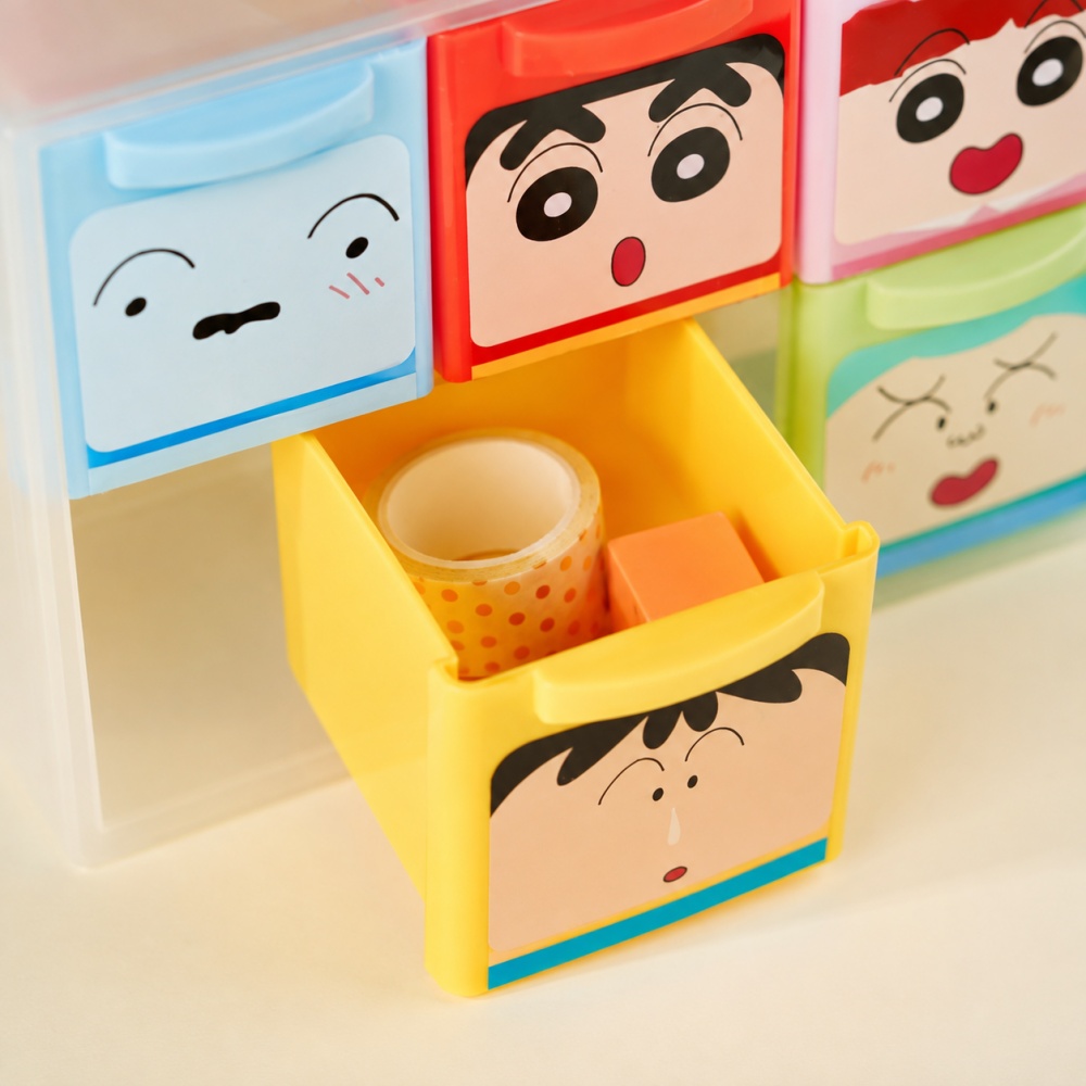 クレヨンしんちゃん正規品 6グリッドデスクオーガナイザーボッ - Home Office Desk With Drawers のレビューと価格
