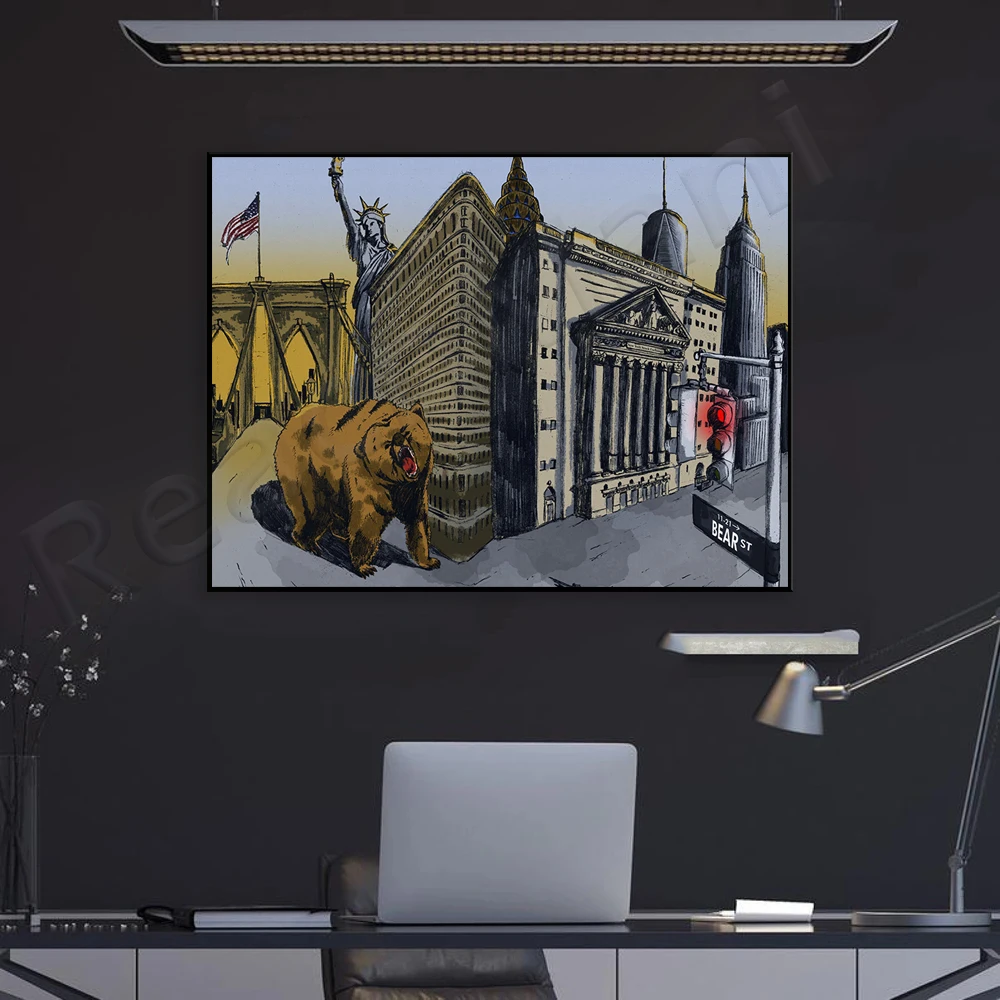 クマのアートワーク |   ニューヨーク |   クマの市場 - Home Office Marketing のレビューと価格
