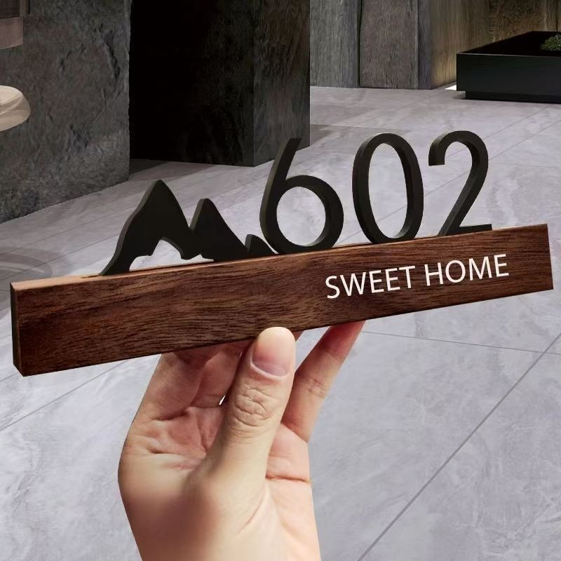アクリル製ドアプレート ショップサイン カスタマイズされた家 - Address Home Office のレビューと価格