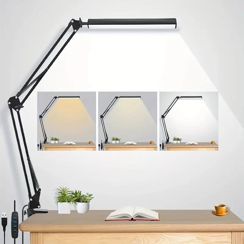LEDデスクランプ 家庭用、読書用、勉強用、調節可能な目に優 - Home Office Lamp のレビューと価格