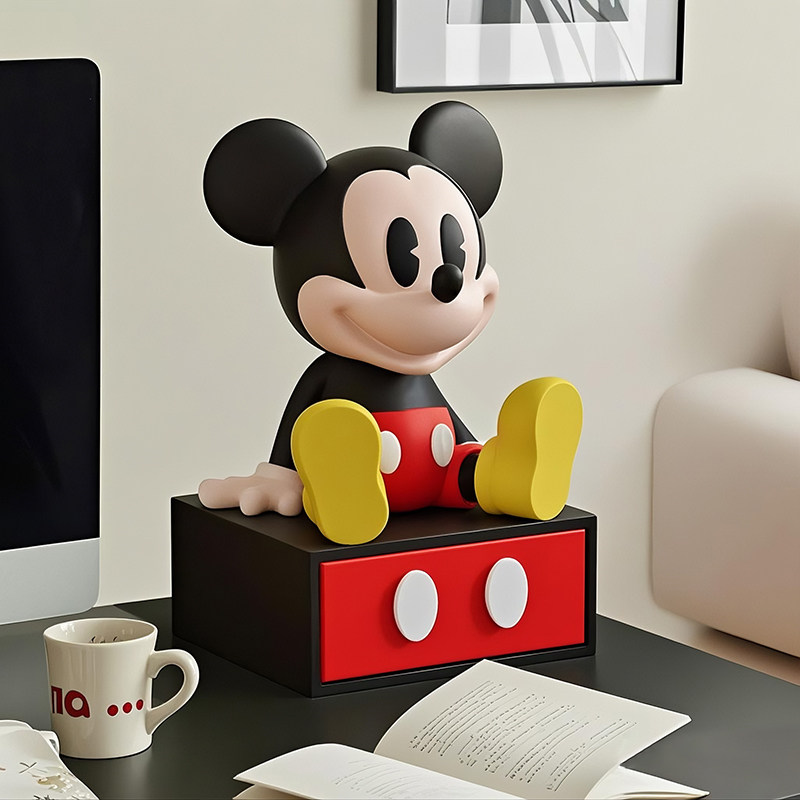 かわいいマウス型収納ボックス、デスクトップオーガナイザー、テ - Home Office Desk With Drawers のレビューと価格