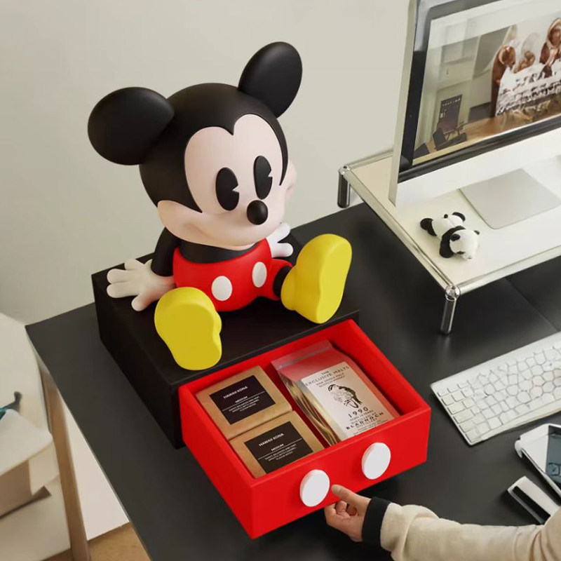 かわいいマウス型収納ボックス、デスクトップオーガナイザー、テ - Home Office Desk With Drawers のレビューと価格
