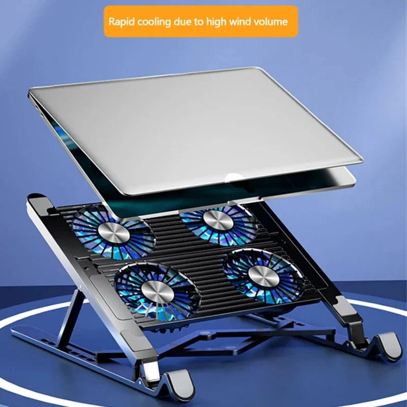 新しいノートパソコンクーラーベーススタンド折りたたみ式ノート - Laptop Stand Foldable のレビューと価格