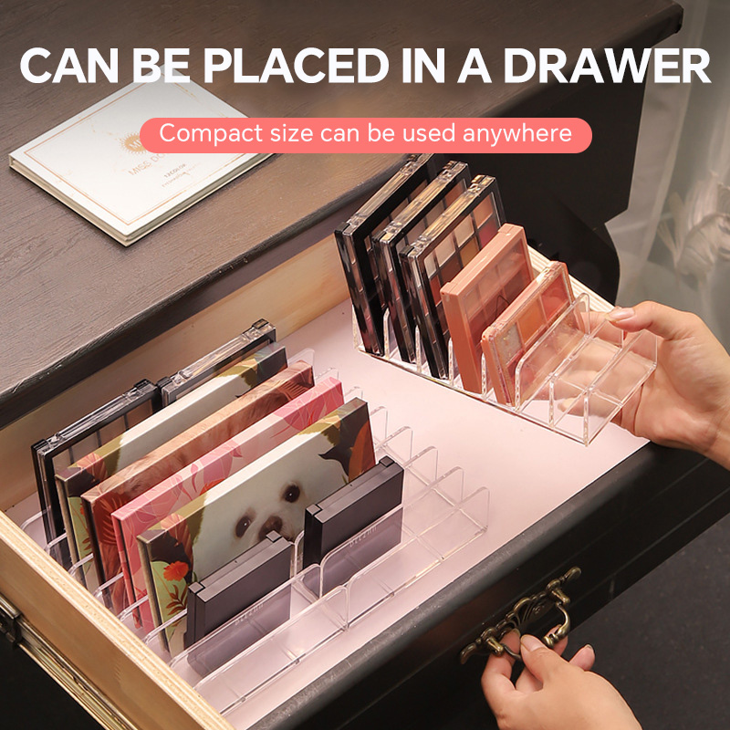7 グリッドアクリルテーブル化粧品棚デスクトップ引き出しパー - Home Office Desk With Drawers のレビューと価格