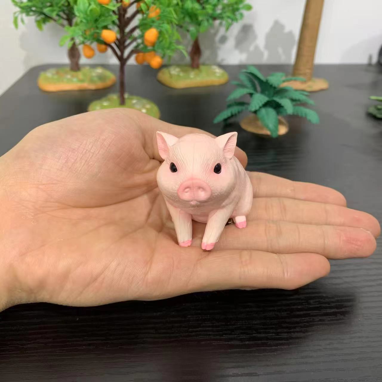 部屋の装飾ミニ豚の置物セット、ミニチュアガーデン、自宅やオフ - Home Office Freelancer のレビューと価格
