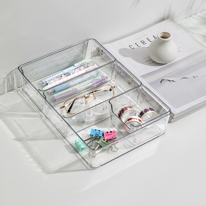 化粧品や文房具の収納ボックス、化粧品、事務用品、家庭用収納、 - Home Office Desk With Drawers のレビューと価格
