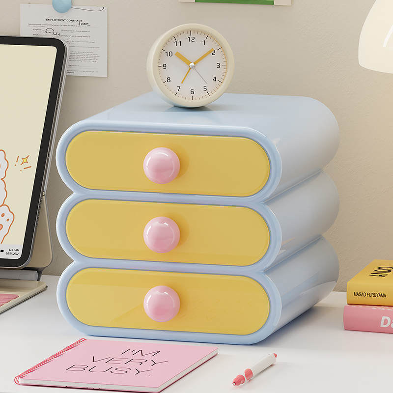Uforu ドーパミンデスクオーガナイザー、3段引き出し収納 - Home Office Desk With Drawers のレビューと価格