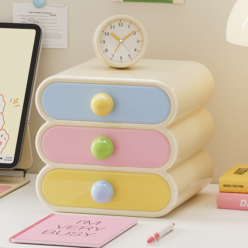 Uforu ドーパミンデスクオーガナイザー、3段引き出し収納 - Home Office Desk With Drawers のレビューと価格