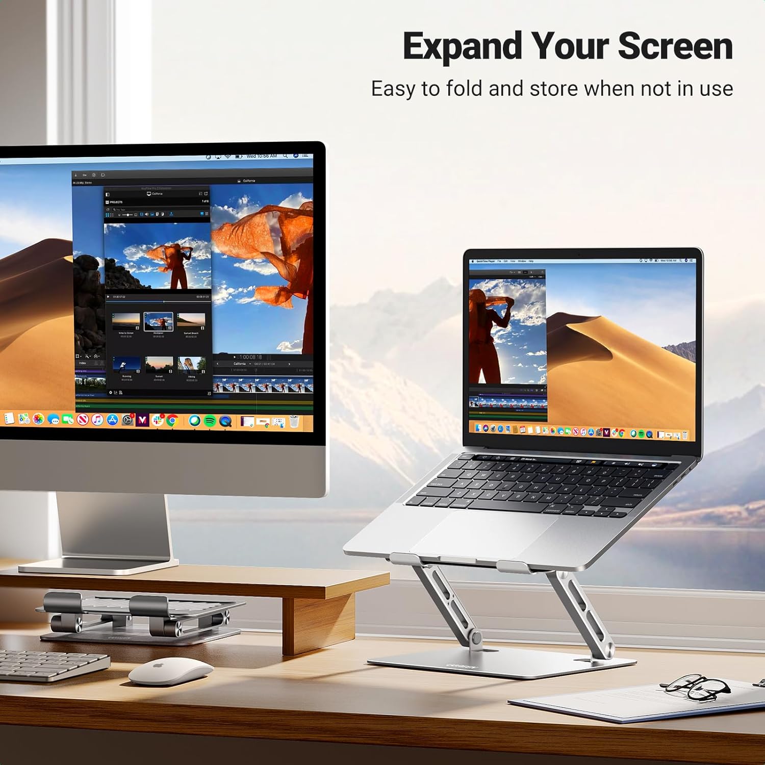 UGREENノートパソコンスタンド、調整可能なノートパソコン - Laptop Stand Foldable のレビューと価格