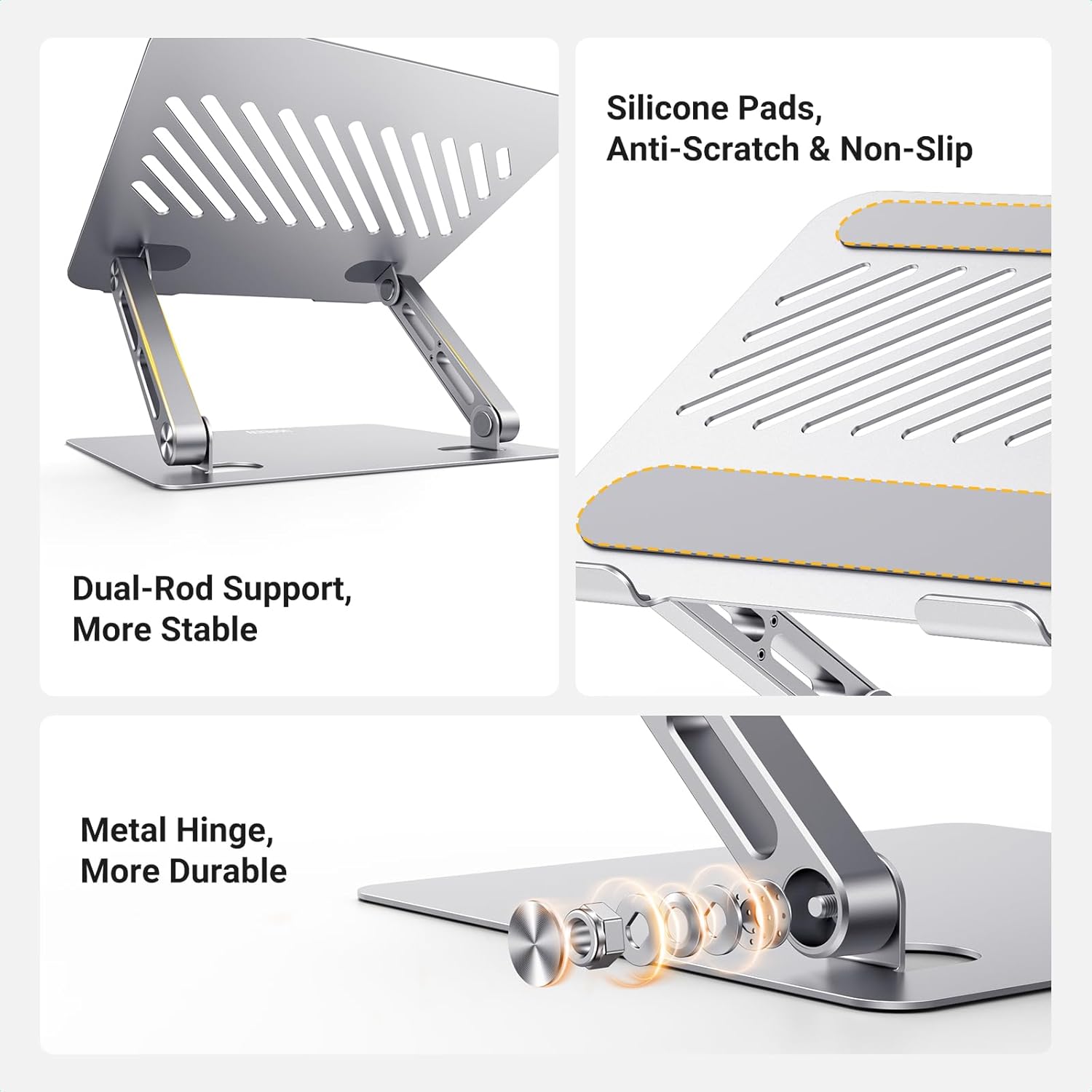 UGREENノートパソコンスタンド、調整可能なノートパソコン - Laptop Stand Foldable のレビューと価格