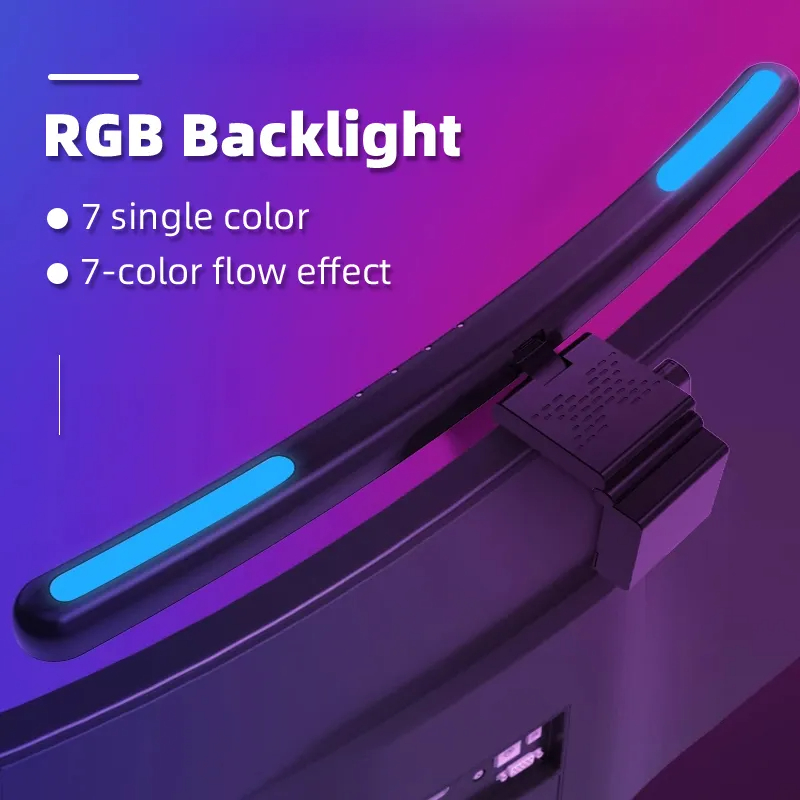 湾曲したLEDモニターライトバー,USB,RGB,PCスクリ - Home Office Lamp のレビューと価格